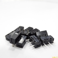 Lidu11 2 10Pcs WhiteDots Mice Micro Switches D2FC-F-7N 100M Mice Micro Button 3Pin 0 74N 100Millions