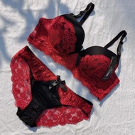 Hot Sister Plus Size Sexy Underwear Gathering Push-Up Breasts Fashionable Comfortable Massage Cup Ja