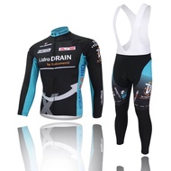เสื้อชุดปั่นจักรยานฤดูร้อนสีดำ BIANCHI เสื้อชุดปั่นจักรยานเสือภูเขาแขนยาว ชุดกีฬา ชุดปั่นจักรยานแบบม