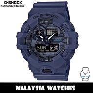 (OFFICIAL WARRANTY) Casio G-Shock GA-700CA-2A Analog Digital Camouflage Dial Dark Blue Resin Watch G