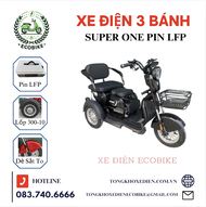 Xe Điện 3 Bánh Super One Cao Cấp Chạy Bằng Pin LFP ( Lithium Sắt Phophat )