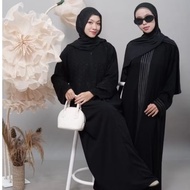 Black Abaya Turkey Dubai nisrin Thaif Abaya Abaya Dubai Abaya Turkey Abaya Hitam Mewah Elegan