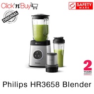 Termurah Philips HR3658 Blender. 2 L Glass Jar. 1400 W. Up To 35,000rp