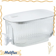 MELIFLUO Beverage Dispenser, PET 4L Drink Dispenser, Transparent Water Dispenser For Home