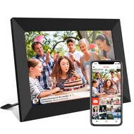 Frameo 10.1 Inch WiFi Digital Photo Frame 1280x800 IPS LCD Touch Screen Digital Cloud Photo Frame Auto-Rotate Portrait and Landscape Built in 16GB Memory Share Moments Instantly via Frameo App