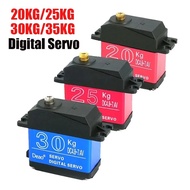 Digital Servo 20kg 25kg 30kg 35kg Waterproof High Torque Servo 180 Degrees 270 Degrees Metal Gear 25t Rc Truck Mechanical Arm