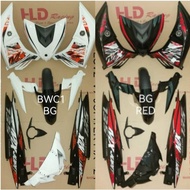 LC135 V2 TO V7 JUPITER MX 21 YAMAHA BODY COVER SET WITH SIAP STICKER TANAM 2K CLEAR HLD - BWC1+BG / 