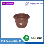 Pot Bunga Ukir 35 / Pot Bunga Plastik - SUSAN