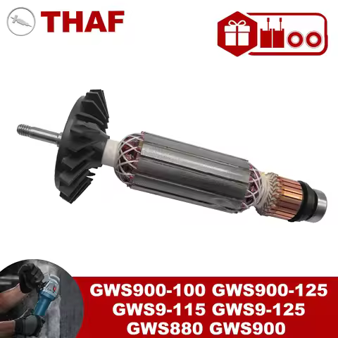 AC 220V 240V GWS900-100 GWS900-125 Armature Rotor For BOSCH Angle Grinder Spare Parts Grinder GWS 90