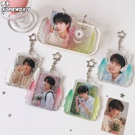 KOPIEWDX78JQ Kpop Photocards Holder, Angel Wings Colorful Card Holder, INS Style  Acrylic 3 Inch Car