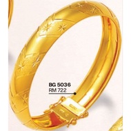 [BG5036] Zhulian Gelang tangan Donut Emas Saduran/ Gold Plated Bangle Jewellery