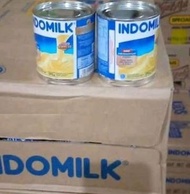 1 Dus Indomilk Susu Kental Manis Putih Kaleng 370 Gram