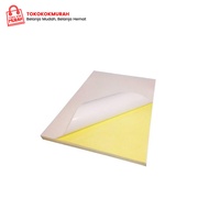 A4 GLOSSY FOLIO STICKER PAPER SET OF 10 SHEETS