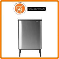 Brabantia BBT 130649 | BBT130649 Bo Touch Bin Hi with 2 Inner Bucket, 2 x 30 Litres - Matt Steel Fingerprint Proof (FFP)