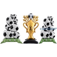 3Pcs Giant 59 Inch 38 Inch Self Standing Soccer Foil Balloons Sports Balloons for Sports Themed Part