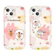 kanahei 公仔 iphone case 保護殼 卡娜赫拉 p助 送禮 粉紅兔兔 手機殼 電話套