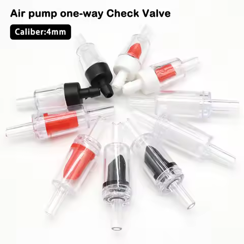 5/10/30 Pieces 4 mm Caliber of One-way Check Valve Oxygen Pump Check Valve Oxygen Pump Aquarium Acce