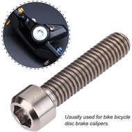Titanium Disk Brake Bolts Hex Bolt 2Pcs M6 X 25Mm Screw Bolts for Mountain Bike ycle Disc Brake Cali