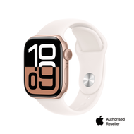 Apple Watch Series 10 (GPS) 42mm/46mm Aluminium Case with Sport Band