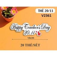 [Set of 5] November 20 Cards, Vietnamese Teachers' Day Plug Set