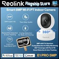 Reolink E1 Pro 5MP 3K Indoor Pan Tilt Security Camera | Dual-Band 5GHz WiFi | Auto Tracking PT Cam |