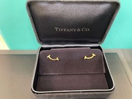 Tiffany T smile earrings 耳环 in yellow gold color