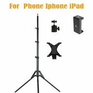 Light Tripod Stand Adjustable Mobile Phone Clamp Kit For Phone Live Photo Video