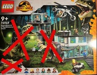 Lego 76949 Jurassic World 侏羅紀世界：統霸天下 場景, 直昇機, 車  不連恐龍 和 人仔