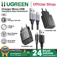 Ugreen Micro Usb Charger For Samsung, Vivo, Oppo, Mi Fast Charging 10W 18W-36W