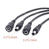 18AWG 5.5*2.5mm DC Male to Female Power Extension Cable 10A For CCTV Cord Adapter Security Camera ex