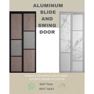 Aluminum Slide and Swing Door
