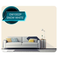 NIPPON Interior Paint Q-Glo 5 liter - OW1002P Snow White