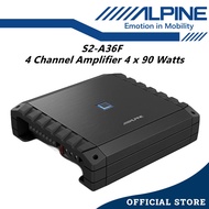 Alpine S Series 4 Channel Amplifier 4 x 90w Car 4Ch Amp S2-A36F