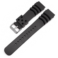 20mm 22mm 24mm Diving Rubber Watch Strap Waterproof Silicone Sport Wrist Band Bracelet Watchband for Seiko Diver Scuba for Casio