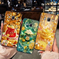 Samsung J310 / J3 2016 / J5 2016 / J5 10 / J7 2016 / J710 case shaped like a fortune bag, golden hor