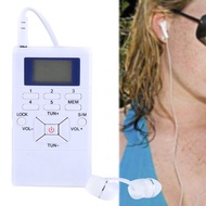 Portable FM Radio Digital Wireless Receiver with Earphone