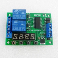 CE-IO22A02 12V 2-Channel Multi-Function Time-Delay Relay Adjustable Timer Digital Tube Timer Sw