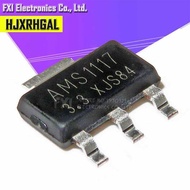 Ams1117 50Pcs Ams1117-3.3 Ams1117-3.3V Sot223 Sot-223 VOLTAGE REGULATOR SMD New -3.3V