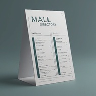 A6 Size Table Place Card (Tent Card) (Card Printing)