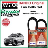 Perodua Kembara DVVT 1.3 Bando Alternator Fan Belt 4PK1640, Steering 3PK640