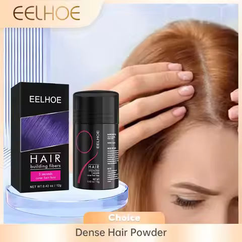 EELHOE Dense Hair Fiber Increase Hair Loss Concealer Instant Hair Shading Powder Hairline Enhancemen