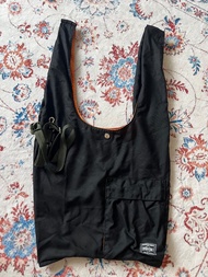 日本 Porter Tokyo Japan 黑色 Black GMS Bagger 手提 環保袋 Logo Tote Bag 手挽 上膊 布袋 手挽 斜孭 crossbody handle 吉田 東京