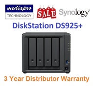 Synology DiskStation DS925+ 4-Bay NAS with 2 2.5GbE Lan port - w/o HDD, Replace Model DS923+ , only 