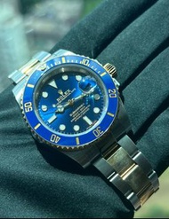 ROLEX SUBMARINER 116613LB 間金藍水鬼 17年1月 二手全套