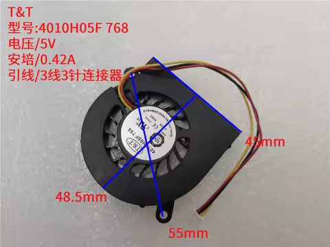 cooling fan for 4010H05F 768 EFC04A05L 5V 4CM DBM5010S 3PIN Video Card VGA Cooler Giada N10 N16 n18 