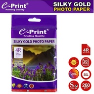 E-print silky gold photo paper 4R A6 260gsm 4R EPRINT photo paper