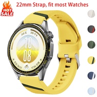 22mm Sport Silicone Strap Compatible for Huawei Watch GT7/GT6/GT5/GT4 46mm for Garmin 265/255/965/97