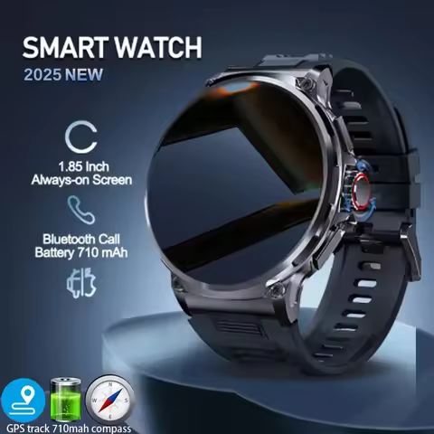 V69 Smart Watch 1.85 Inch HD Display Bluetooth Call Men's Sports Fitness Tracker Heart Monitor 710mA