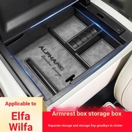 Suitable for Toyota Alphard/Toyota VELLFIRE Armrest Box Storage Box Modified Car Special Products In