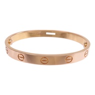 CARTIER 18K玫瑰金Love Bracelet手鐲Cartier#16